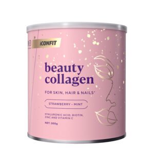 4744130013511-ICONFIT-Beauty-Collagen-Strawberry-Mint-300g ICONFIT Beauty Collagen, zemeņu-peppermint flavour