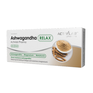 ActivLab-Ashwagandha-RELAX-Asvaganda-relaksacijai-60-kapsulas ActivLab Ashwagandha RELAX - 60 capsules