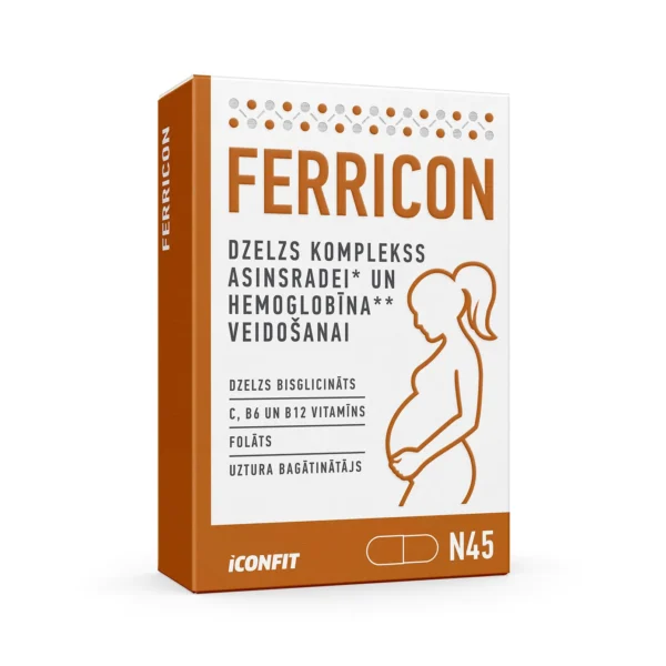 Ferricon_karp_N45_LV_113x77x33_1500px_1390x1390.jpg ICONFIT Ferricon, Iron - 45 capsules