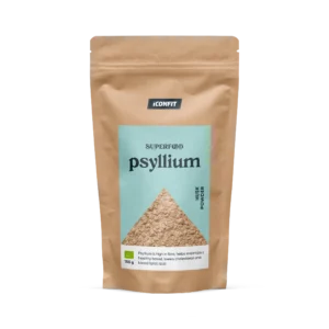 ICONFIT-Organiskas-Psyllium-Husk-Skiedrvielas-150g ICONFIT Organic Psyllium Husk Dietary fibre - 150g