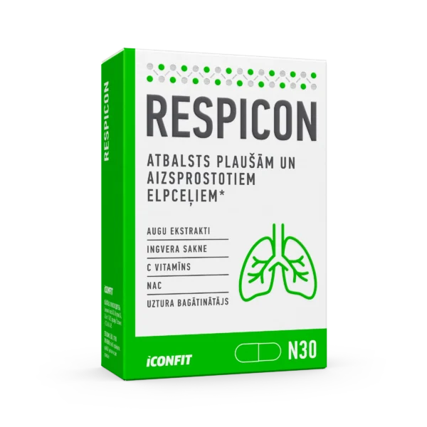 ICONFIT-Respicon-Atbalsts-plausam-un-elpceliem-30-kapsulas ICONFIT Respicon - Support for lungs and airways - 30 capsules