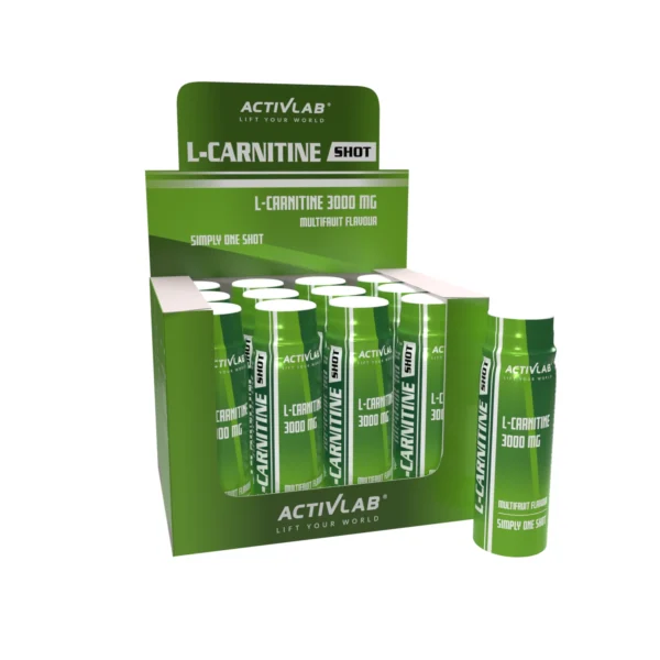L-Carnitine-Shot-80ml-DISPLAY ActivLab L-Carnitine Shot 100ml x 12
