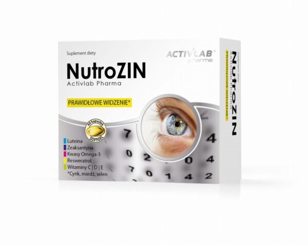 NutroZin-2 ActivLab Nutrozin, Redzes Atbalstam - 60 capsules