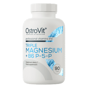 OstroVit-Triple-Magnesium-B6-P-5-P-Magnijs-B6-90-kapsulas OstroVit Triple Magnesium + B6 P-5-P - 90 capsules