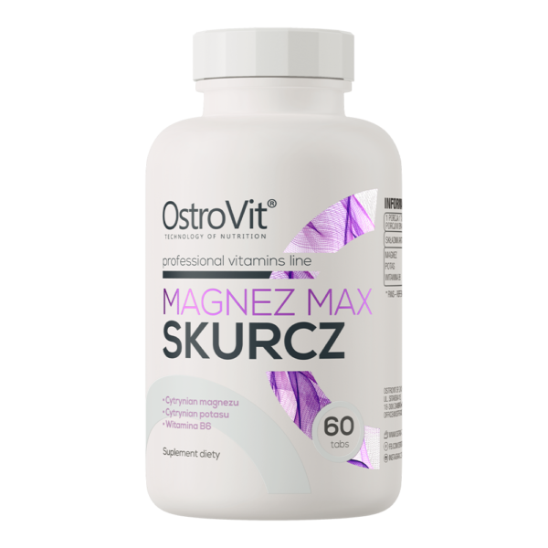 OstroVit Magnez Max Skurcz - 60 tablets